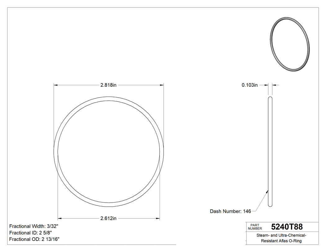 Technical drawing - 5240T88